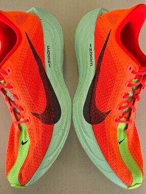 size 12 Nike Pegasus Plus FlyKnit Bright Crimson Lime Blast FQ7262-600